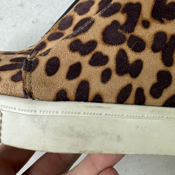 Torrid Women's Shoe Size 8.5W High-Top‎ Wedge Leopard Zipper Sneaker 8.5 Wide - Picture 11 of 14
